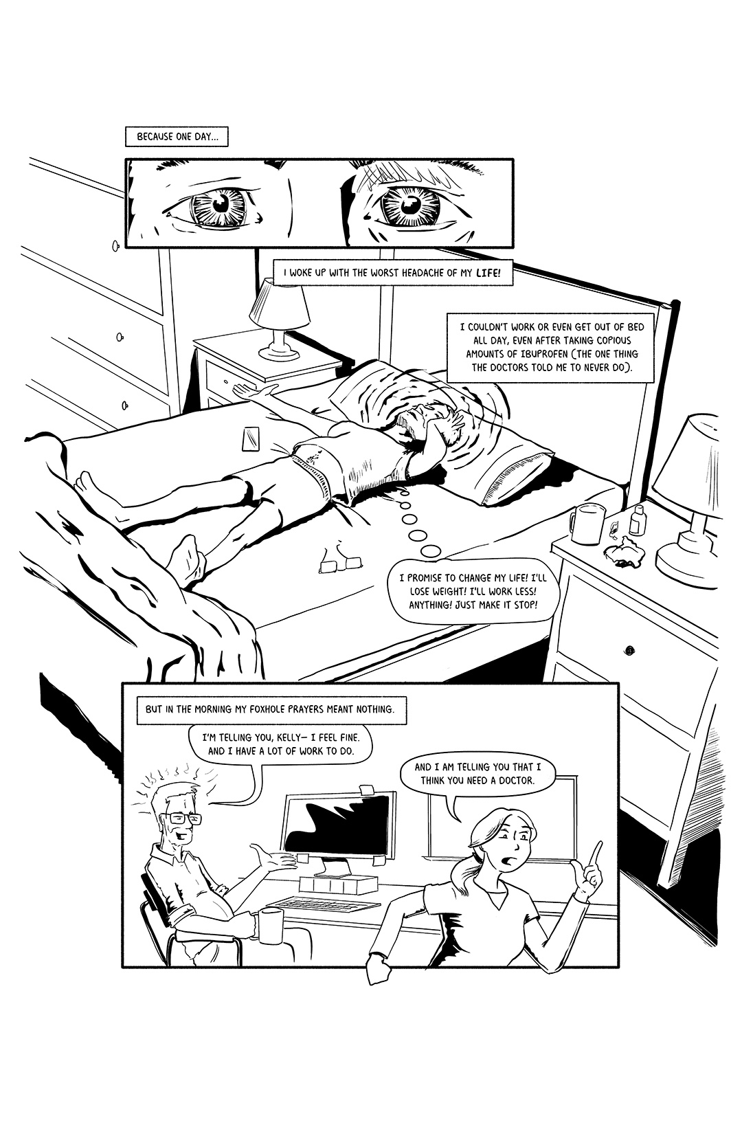 Urine Trouble — comic page 8 by Paul Williams, Chronic, chapter 1