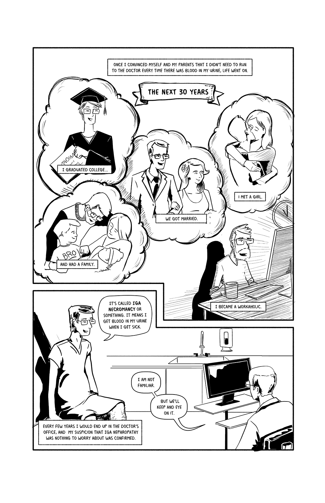 Urine Trouble — comic page 6 by Paul Williams, Chronic, chapter 1