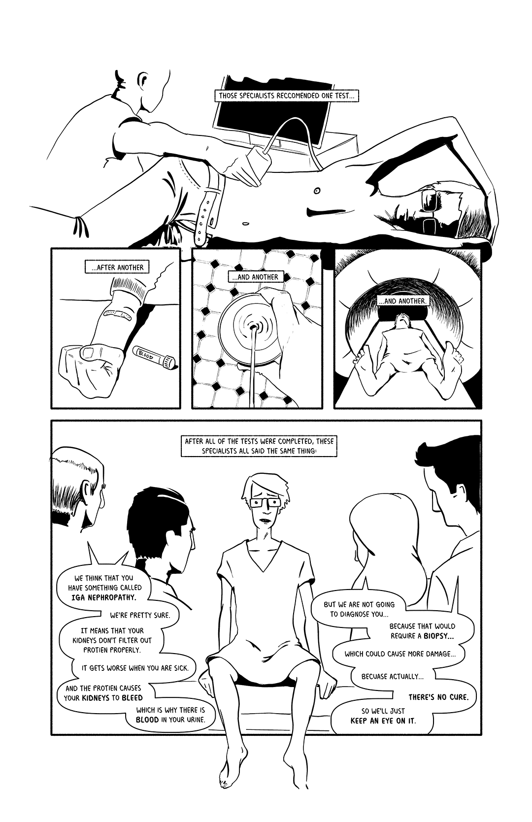 Urine Trouble — comic page 4 by Paul Williams, Chronic, chapter 1