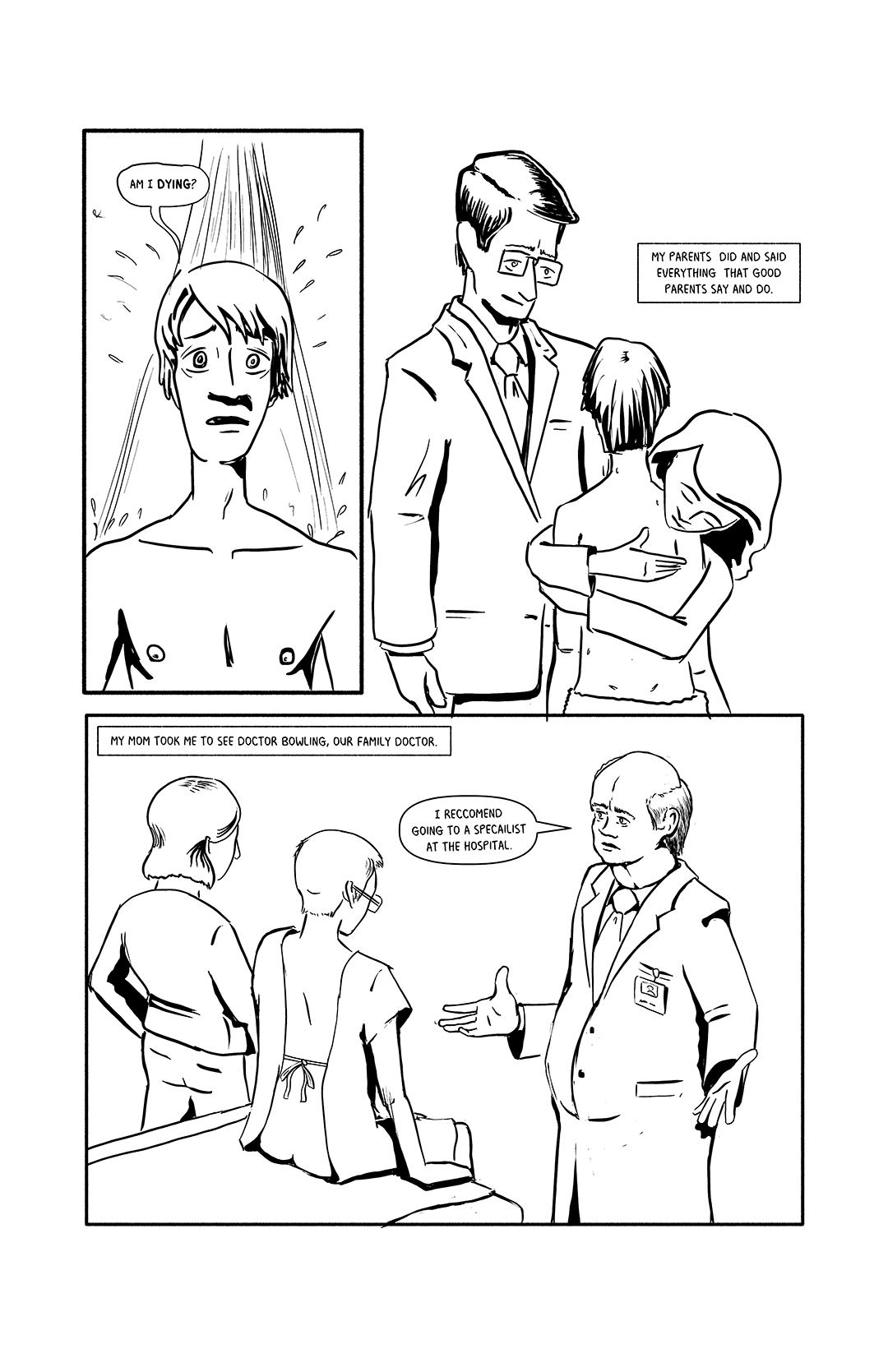 Urine Trouble — comic page 3 by Paul Williams, Chronic, chapter 1
