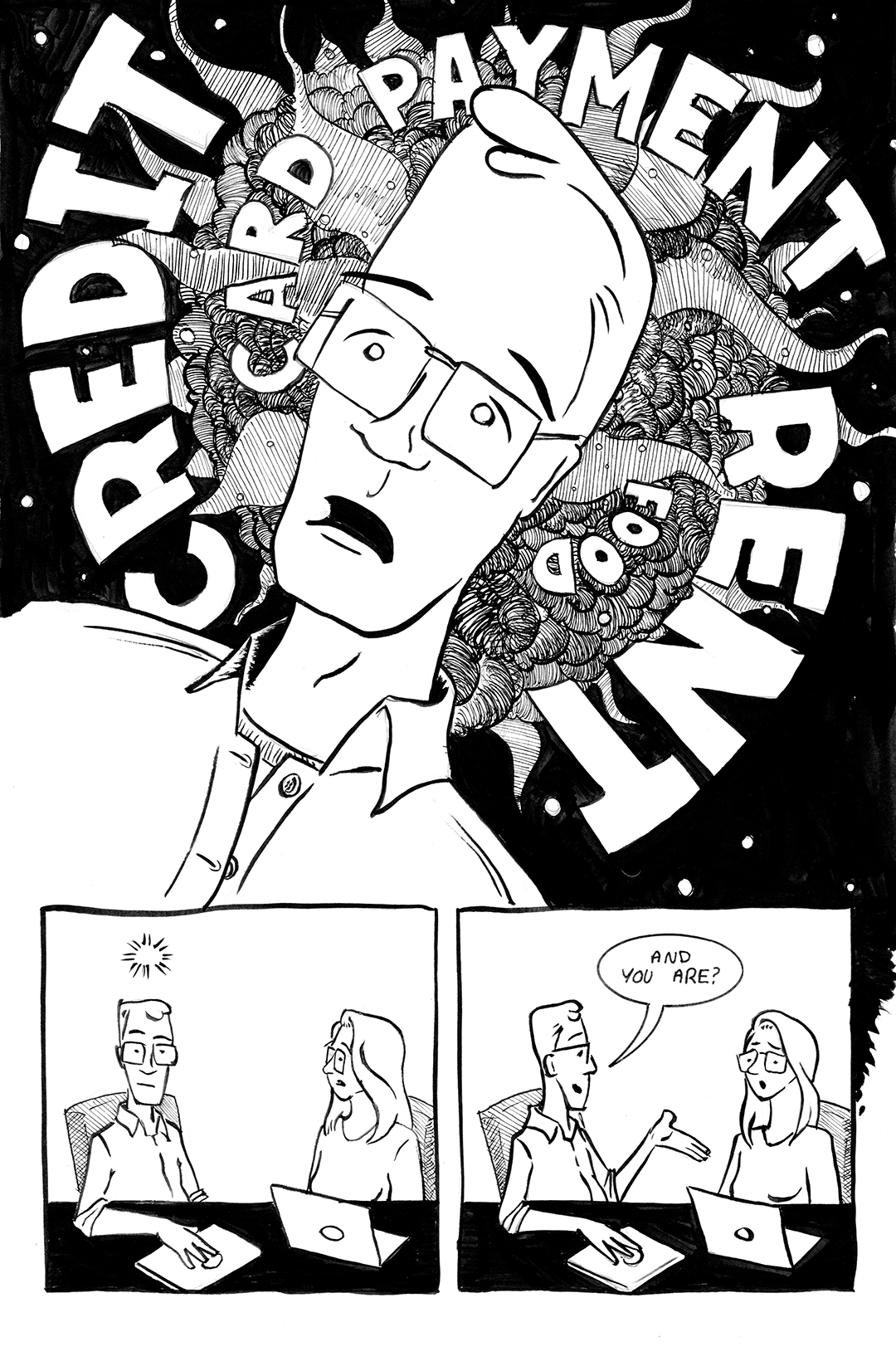 The Meeting — comic page 3 by Paul Williams