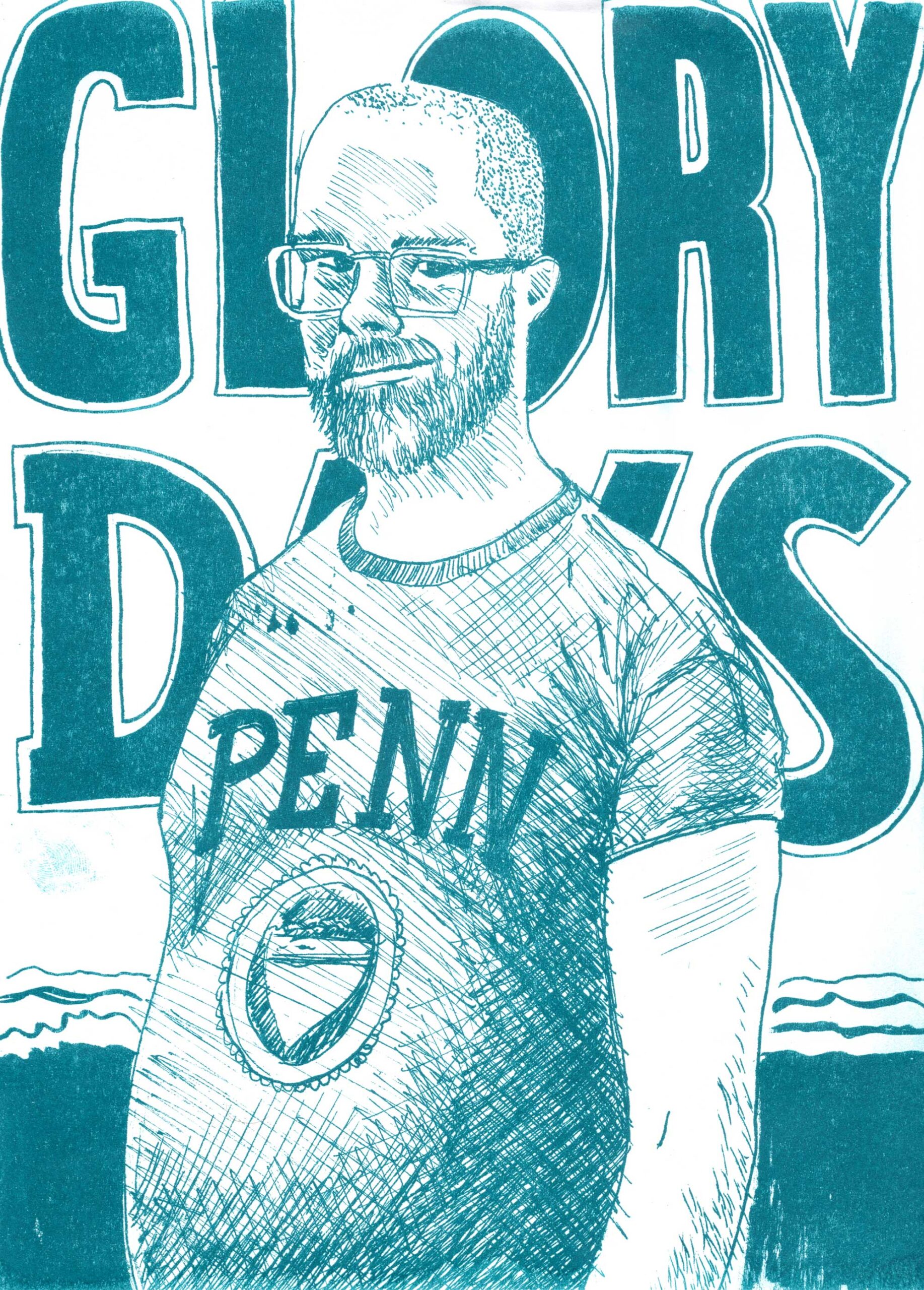 Glory Days — Riso Print — 2025 by Paul Williams