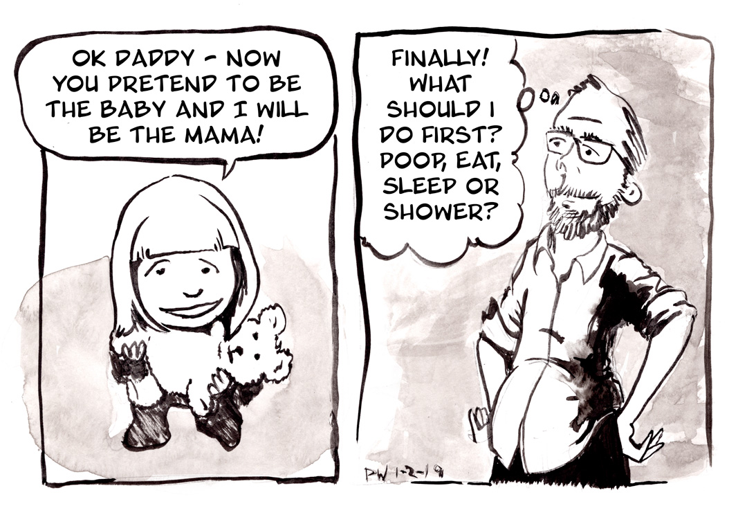 Self Care — comic page 1 by Paul Williams